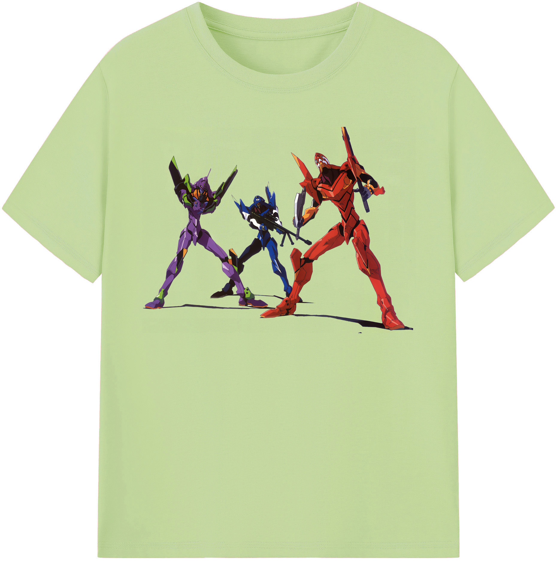 （画像用） EVA 新世紀エヴァンゲリオン 綿100％半袖Tシャツ（フロントプリント）